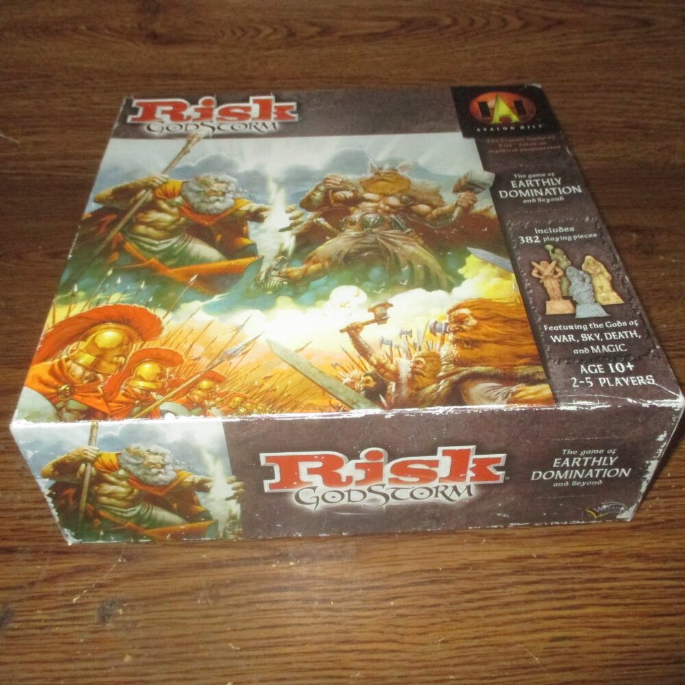 Risk: Godstorm Edition Board Game (Avalon Hill, 2004)